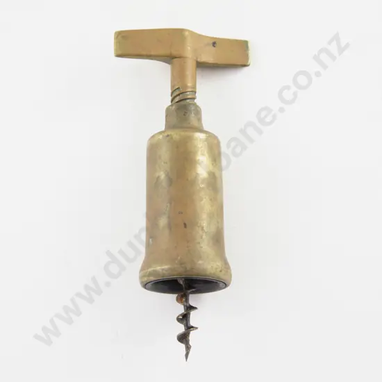 Thomason Patent Style Bronzed Brass Corkscrew