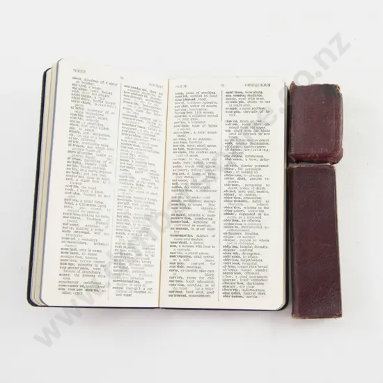 Victorian 1896 Miniature Bible and The Finger Prayer Book