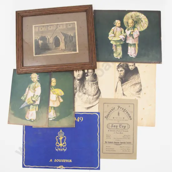 Mixed Lot of Two Pen Sketchs in the Manner of Lindauer