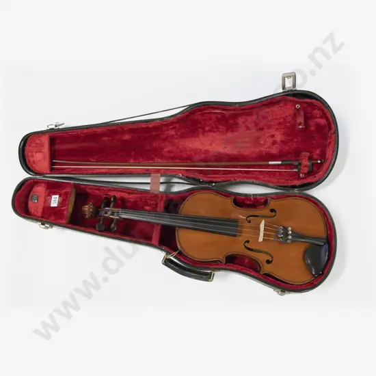 Cased Violin by M Couturieux with Bow