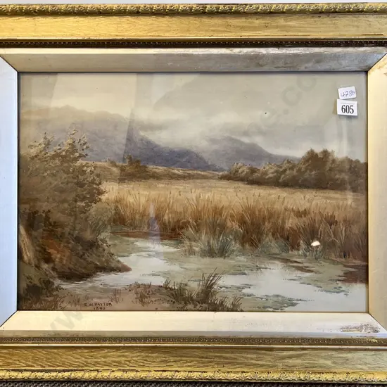 E W Payton (1859-1944) - Marshland View