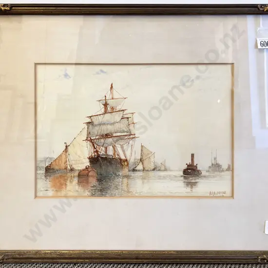 F J Aldridge (British (1850-1933) - Shipping