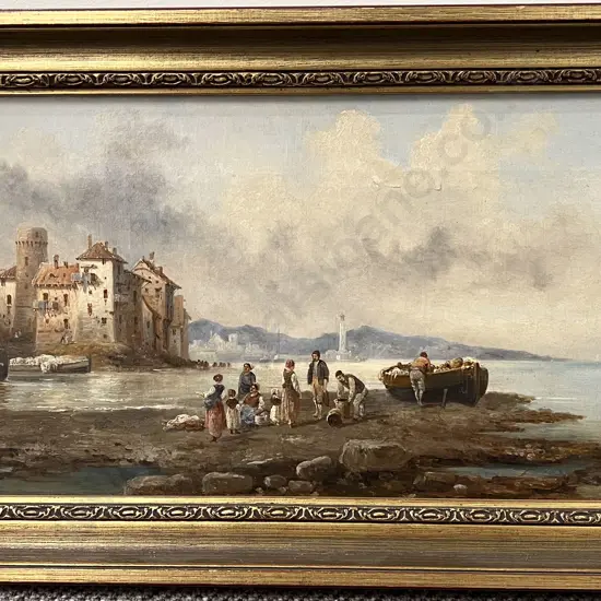 C19th European School Coastal Landscape
