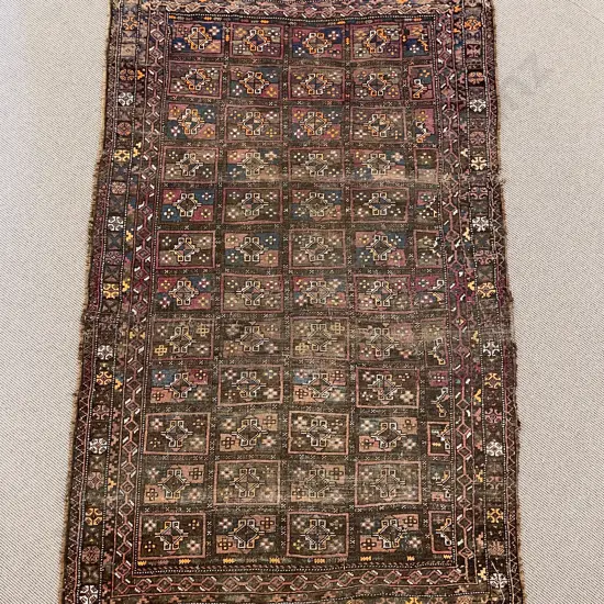 Antique Persian Bokhara Style Rug