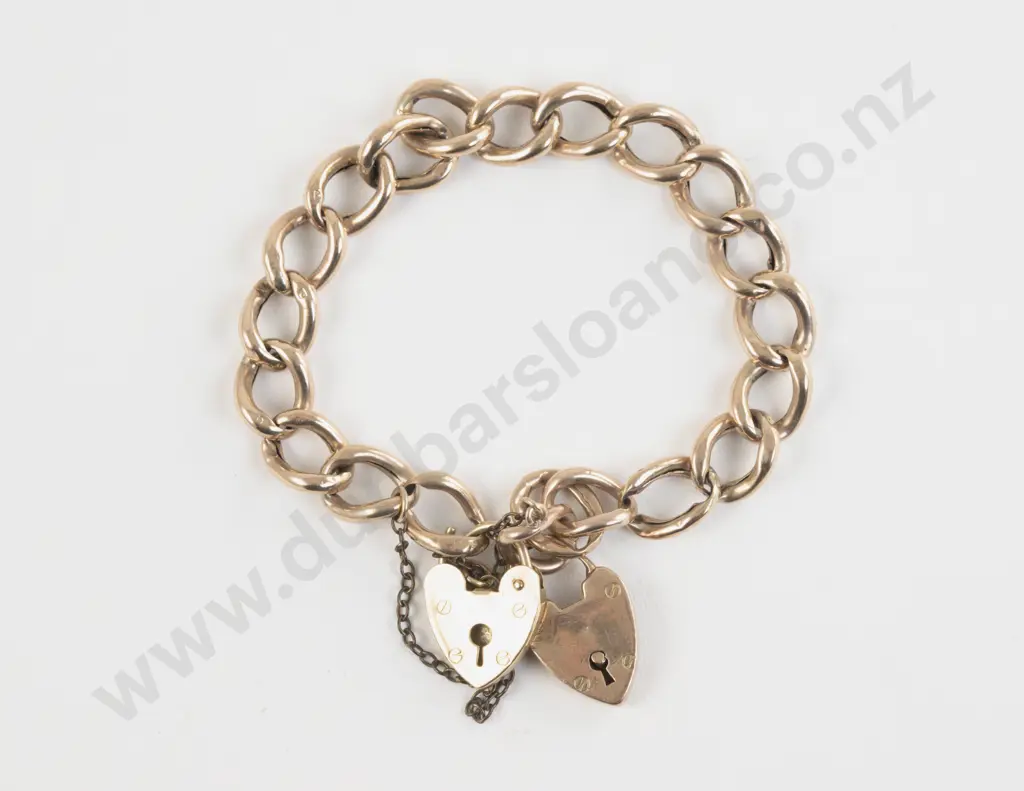 9ct Curb Link Bracelet Image 1++