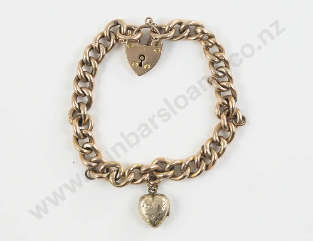 9ct Curb Link Bracelet Image 1++