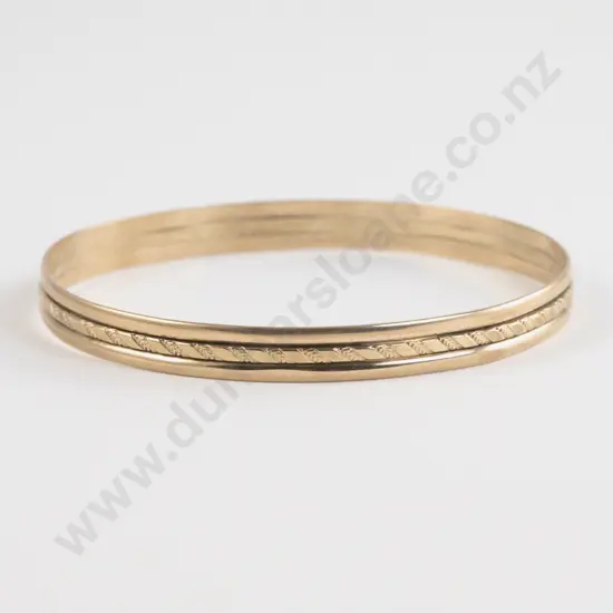 9ct Gold Bangle