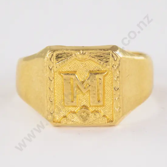 Chinese 24ct Signet Ring