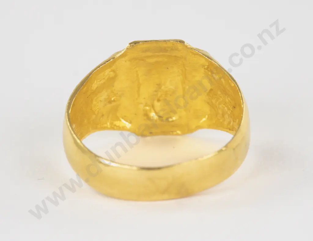 Chinese 24ct Signet Ring Image 1++