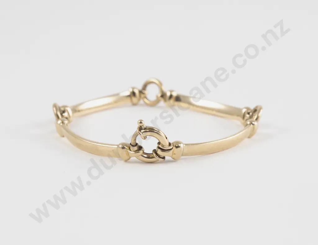 9ct Fancy Link Bracelet Image 1++