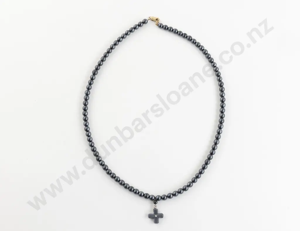 Single Strand Uniform Imitation Pearl Necklace Image 1++