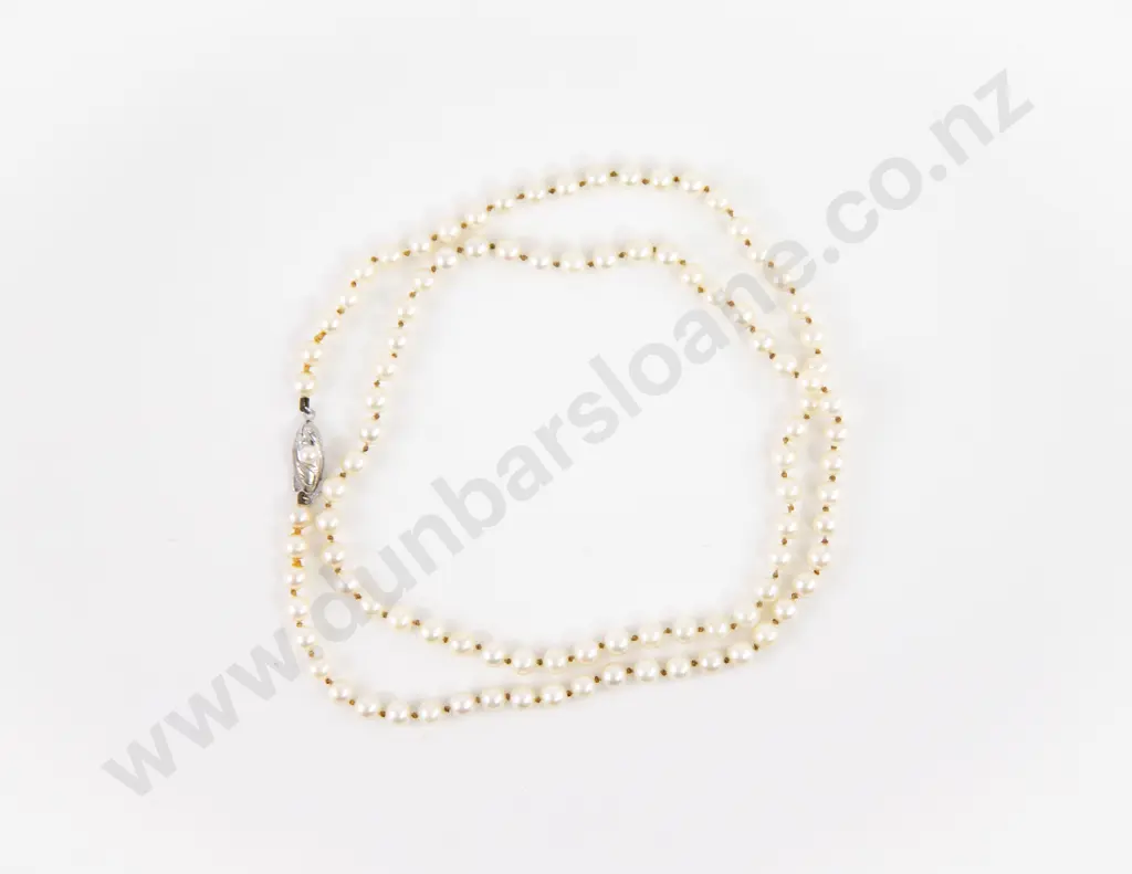Single Strand Uniform Cultured Pearl Necklace Image 1++