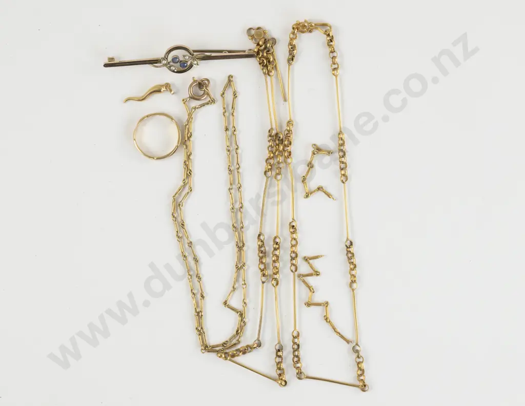 18ct & 9ct Gold Pieces (Scrap) Image 1++