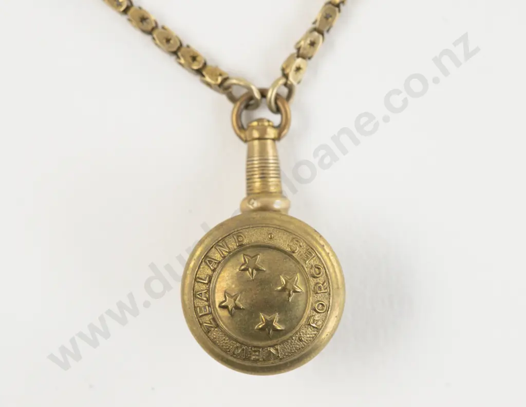 Victorian Gold Plated Muff Chain Image 1++