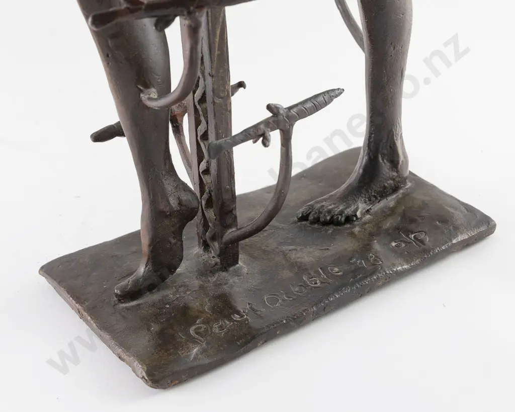 Paul Dibble - Man Crossing River with Rock Image 1++