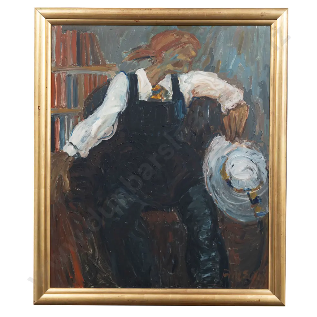 Jane Evans - Girl with Panama Hat Image 1++