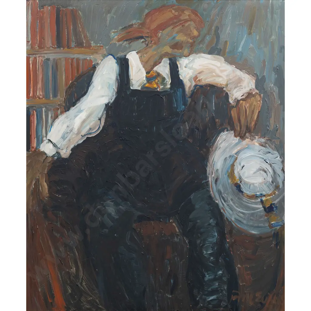 Jane Evans - Girl with Panama Hat Image 1++