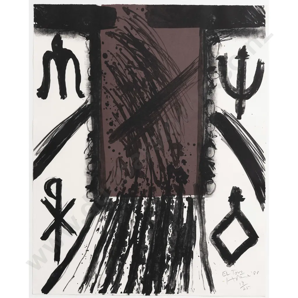 Ralph Hotere - El Toro Image 1++