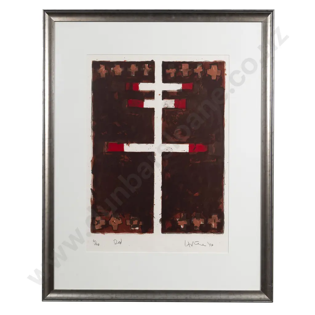 Ralph Hotere - Red Image 1++