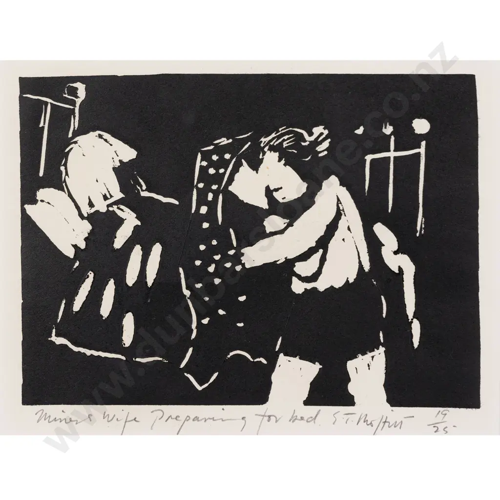 Trevor Moffitt - Miner's Wife Preparing for Bed Image 1++