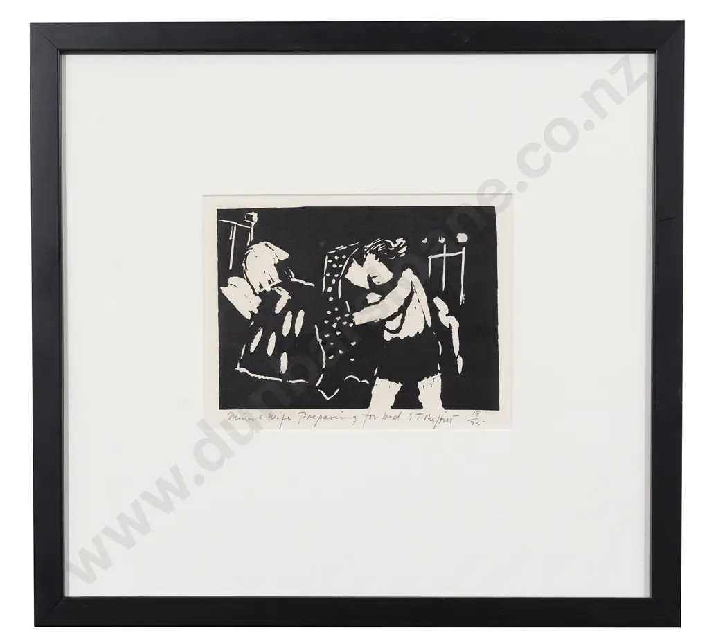 Trevor Moffitt - Miner's Wife Preparing for Bed Image 1++