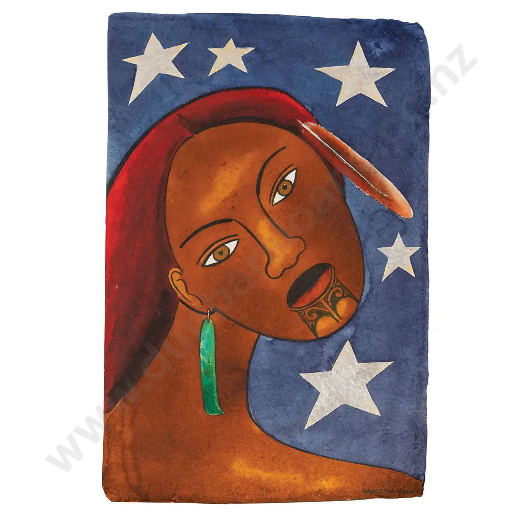 Robyn Kahukiwa - Hine Pounamu Image 1++