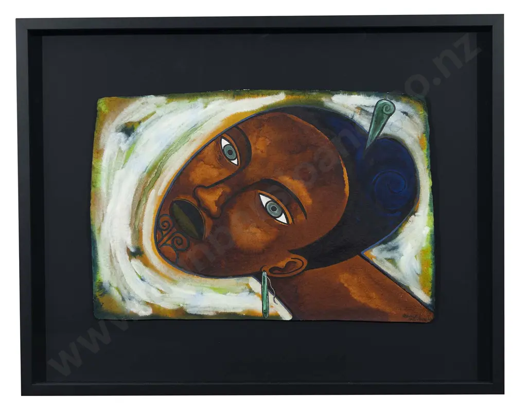 Robyn Kahukiwa - Wahine me Here Pounamu Image 1++