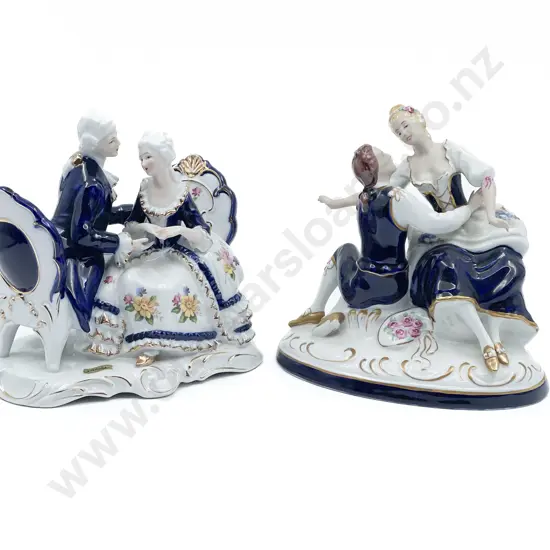 Royal Dux Group Figure and Other Group Figure