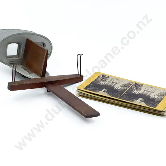 Stereoscope and Assorted Slides