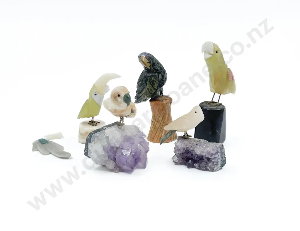 Small Qty of Hardstone Bird Ornaments (Faults) Image 1++