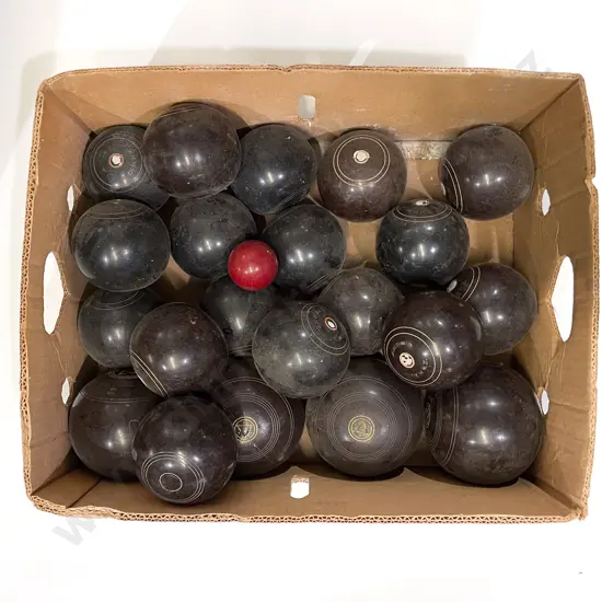 Large Qty of Assorted Lawn Bowls