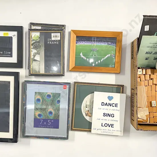 Qty of Assorted Mostly As New Photo Frames