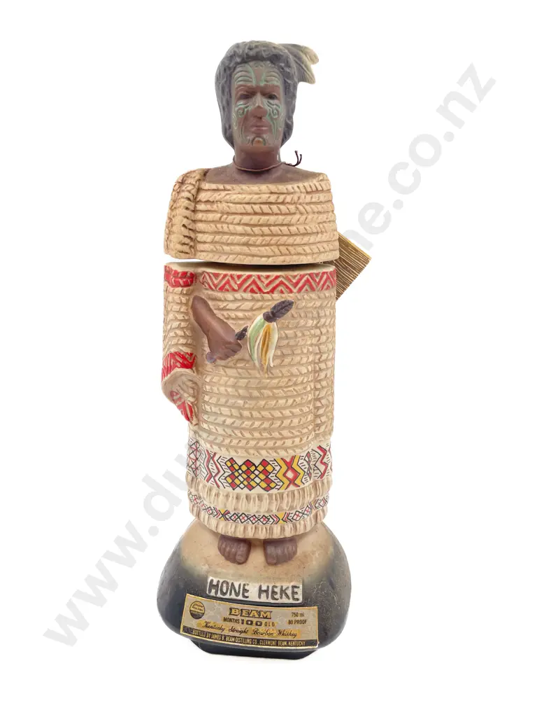Musical Jim Beam Figural Decanter - "Hone Heke" (full) Image 1++