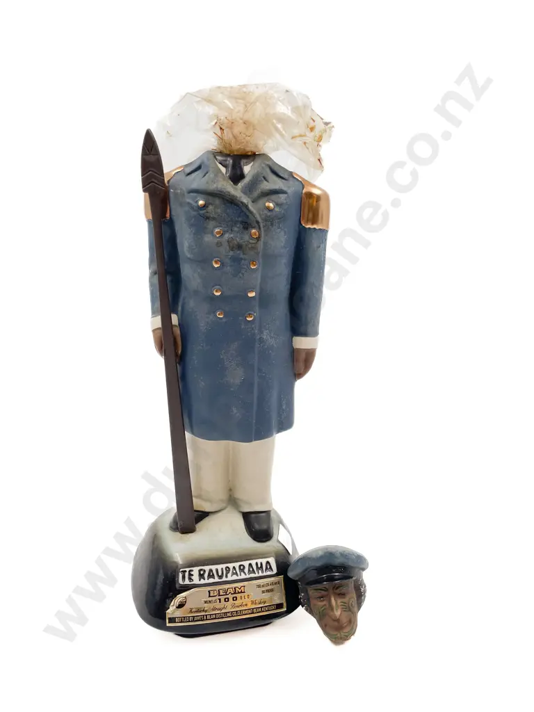 Musical Jim Beam Figural Decanter - "Te Rauparaha" (empty and stopper faults) Image 1++
