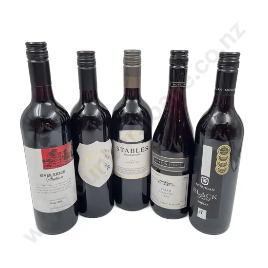 Two Australian Shiraz and Four NZ Assorted Reds