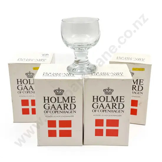 Four Boxed Holmegaard Glasses