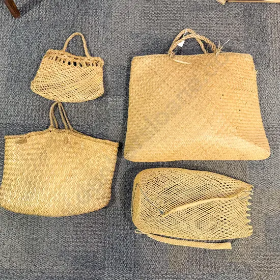 Qty of Assorted Woven Bags etc