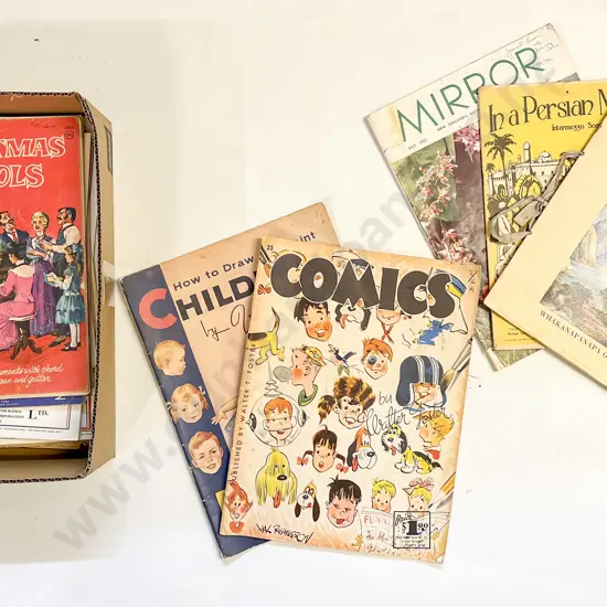 Qty of Assorted Vintage Magazines and Comics Including Disney