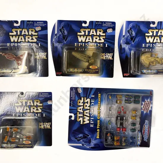 Star Wars - Episode I Micro Machines x 5