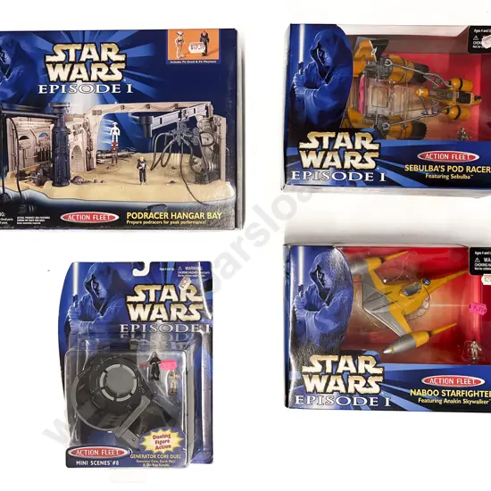 Star Wars - Episode I Action Fleet Assorted x 4