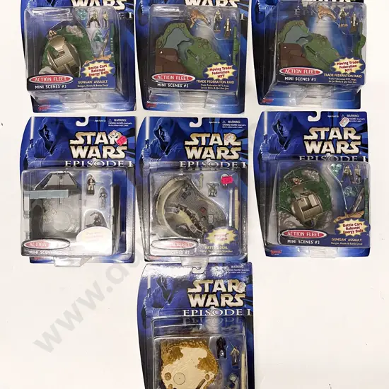 Star Wars Episode I Mini Scenes x 7