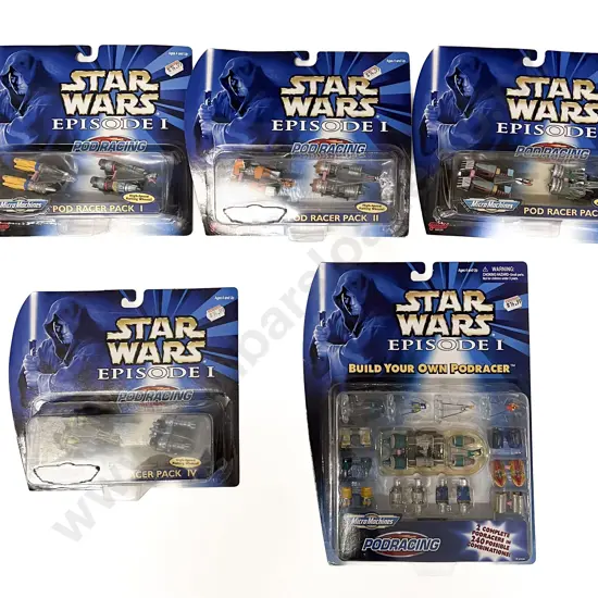 Star Wars Episode I Pod Racers x 5