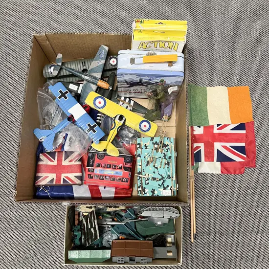 Assorted Model Planes and Tanks