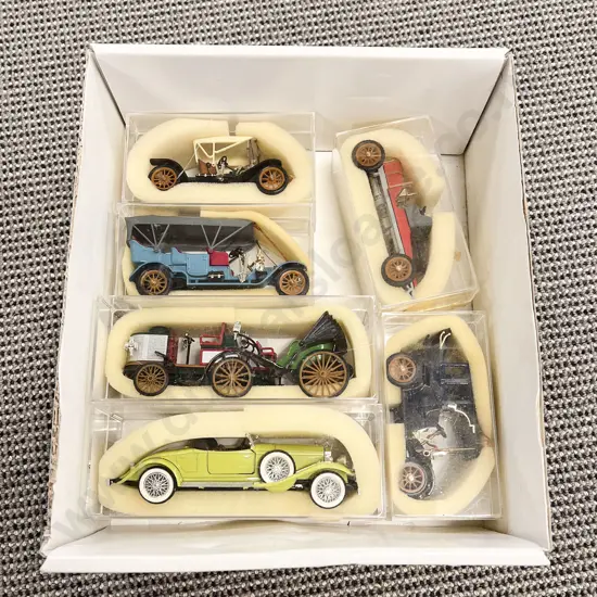 Six Various Boxed Vintage Car Models
