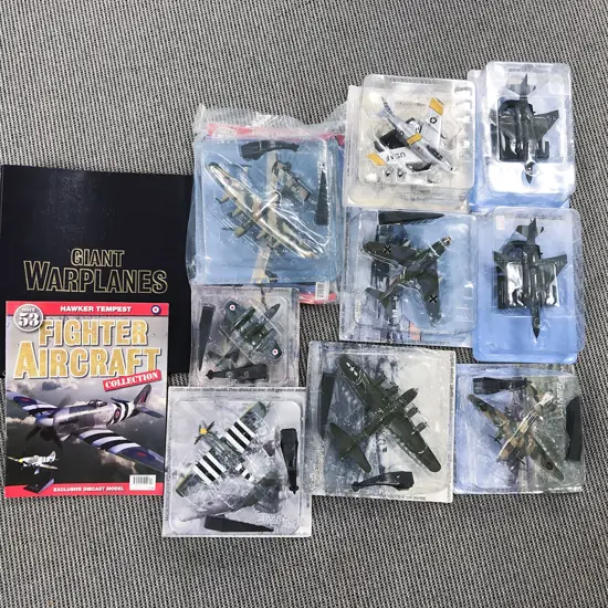 Fighter Aircraft Boxed Models x 8