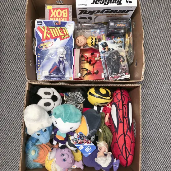 Assorted TV and Film Toys with Soft Toys