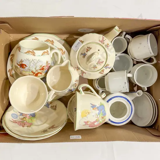 Box of Assorted Nursery China Including RD Bunnykins