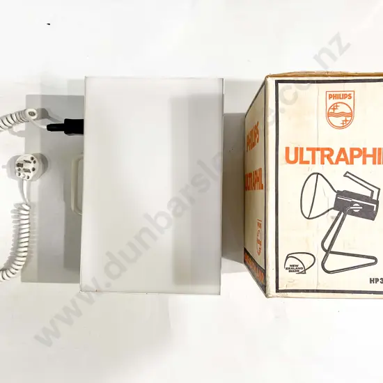 Vintage Boxed Phillips Home Health Lamp and Other