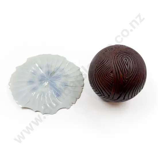 Patti Meads Orb Trinket Box (Repaired) and Other