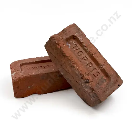 Two Vintage Wellington Made Bricks